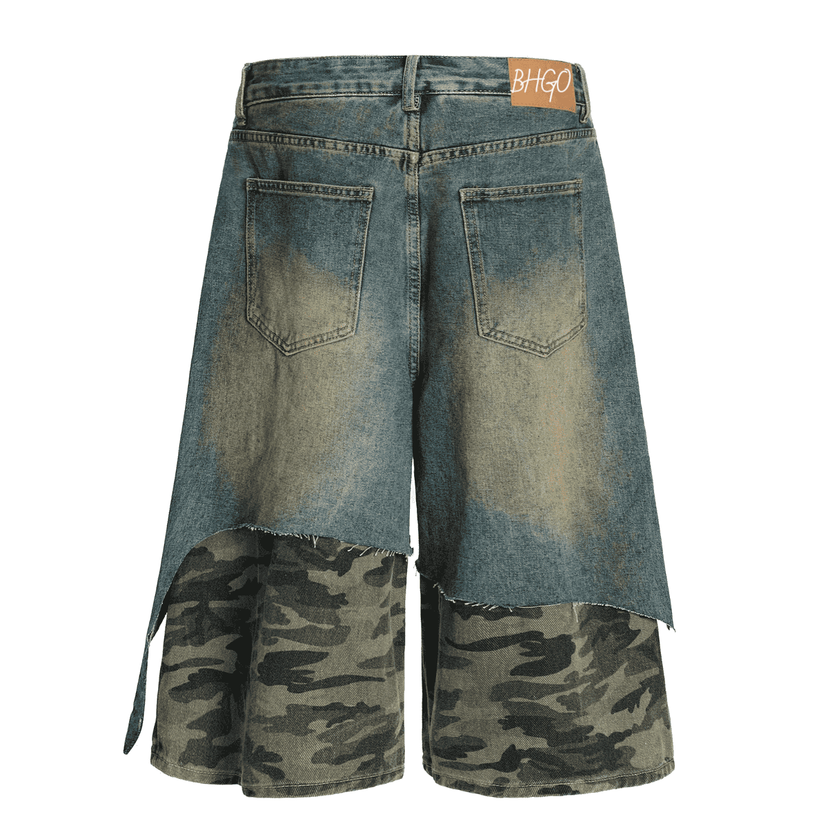 Romans 3:24 Camo Jorts