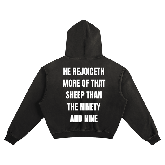 99 For The 1 Cropped Hoodie
